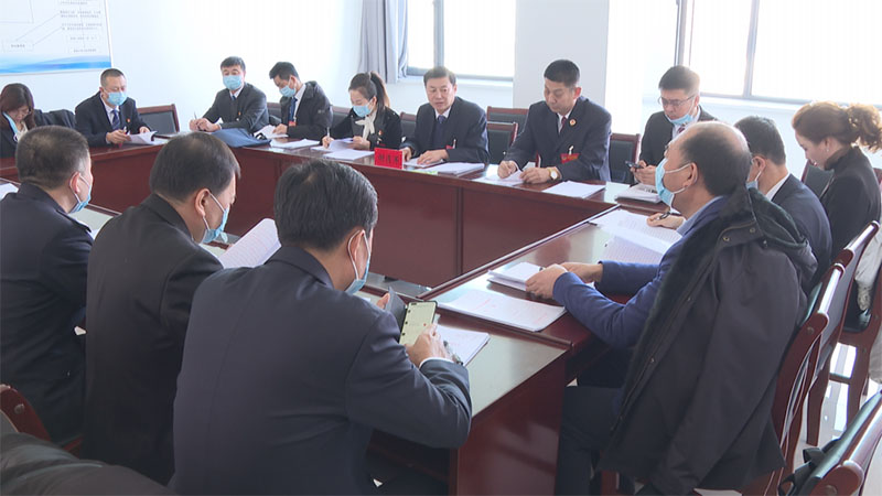 政协庆安县第十四届委员会第三次会议召开提案审查委员会会议